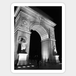 Famous archway in New York Sticker